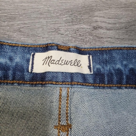 Madewell Jeans Womens 31 Blue High Rise Slim Boyjean Stretch Denim Pants Casual - Picture 6 of 16